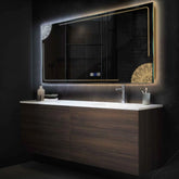 Espejo LED Rectangular | Botones táctiles | Función antivaho | Temperatura de color ajustable - Reyze Seria Good Vibes Model 7